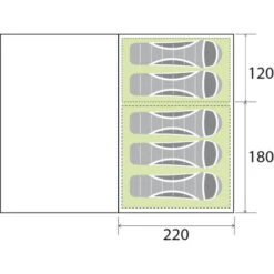 Tenda Brunner Arquis Outdoor 5 -Ottimale Campeggio Negozio tenda arqus outdoor 5 3